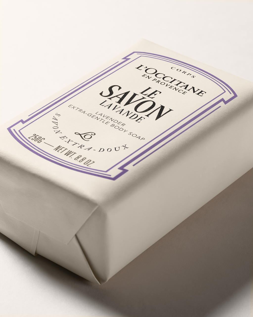 Shea Butter (Karité) Lavender Body Soap - Illustration 3