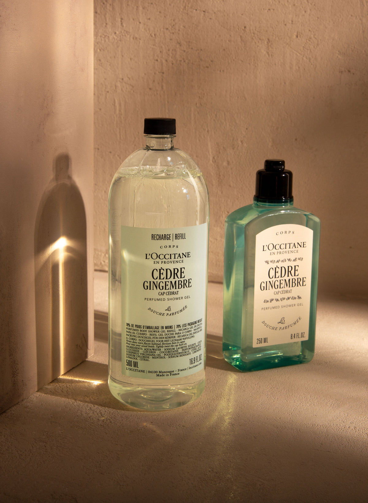 Cèdre Gingembre (CAP Cedrat) Perfumed Shower Gel Refill - Illustration 2