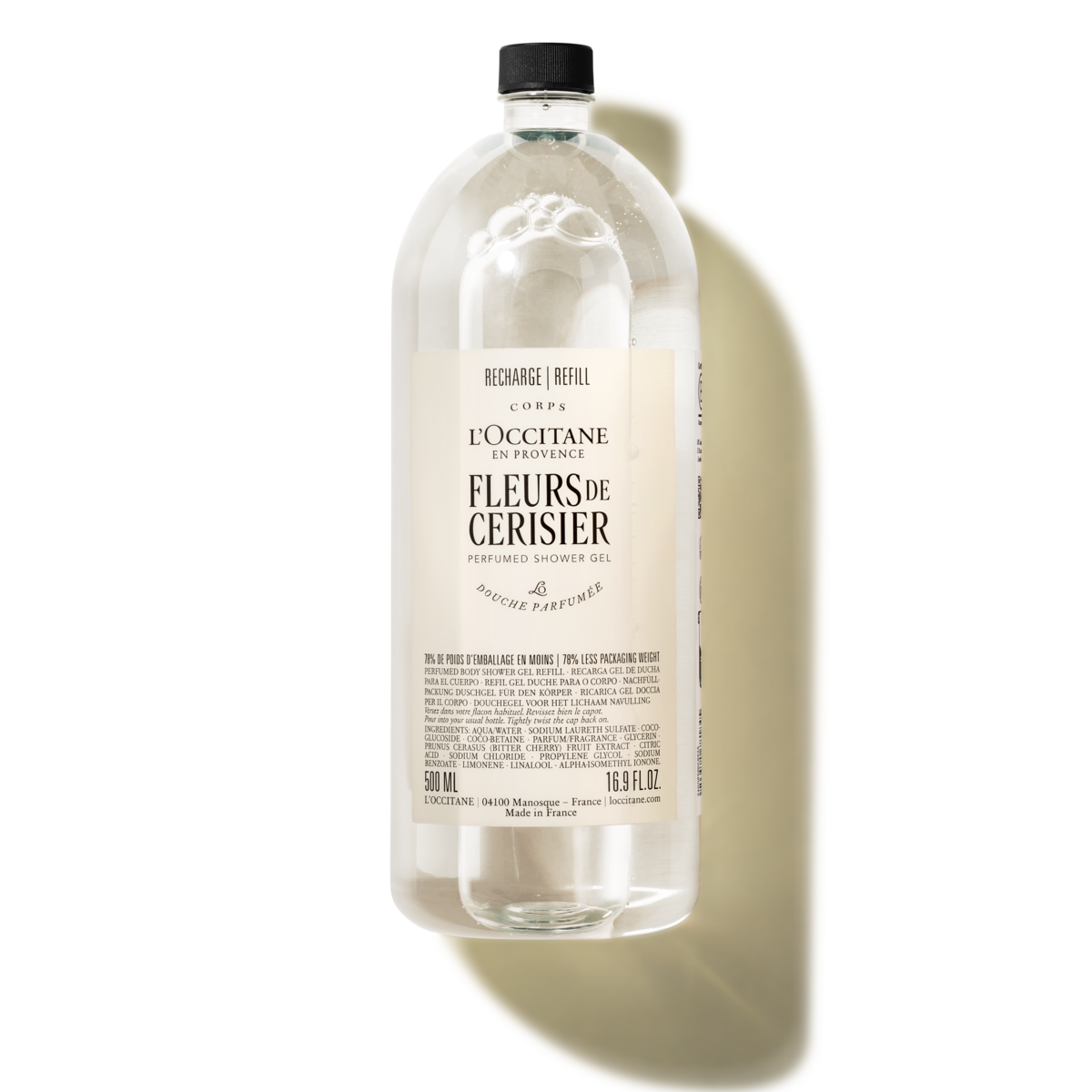 Fleurs de Cerisier (Cherry Blossom) Perfumed Shower Gel Refill - Illustration 1