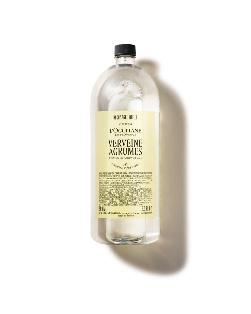 Verveine Agrumes perfumed shower gel refill - Illustration 1