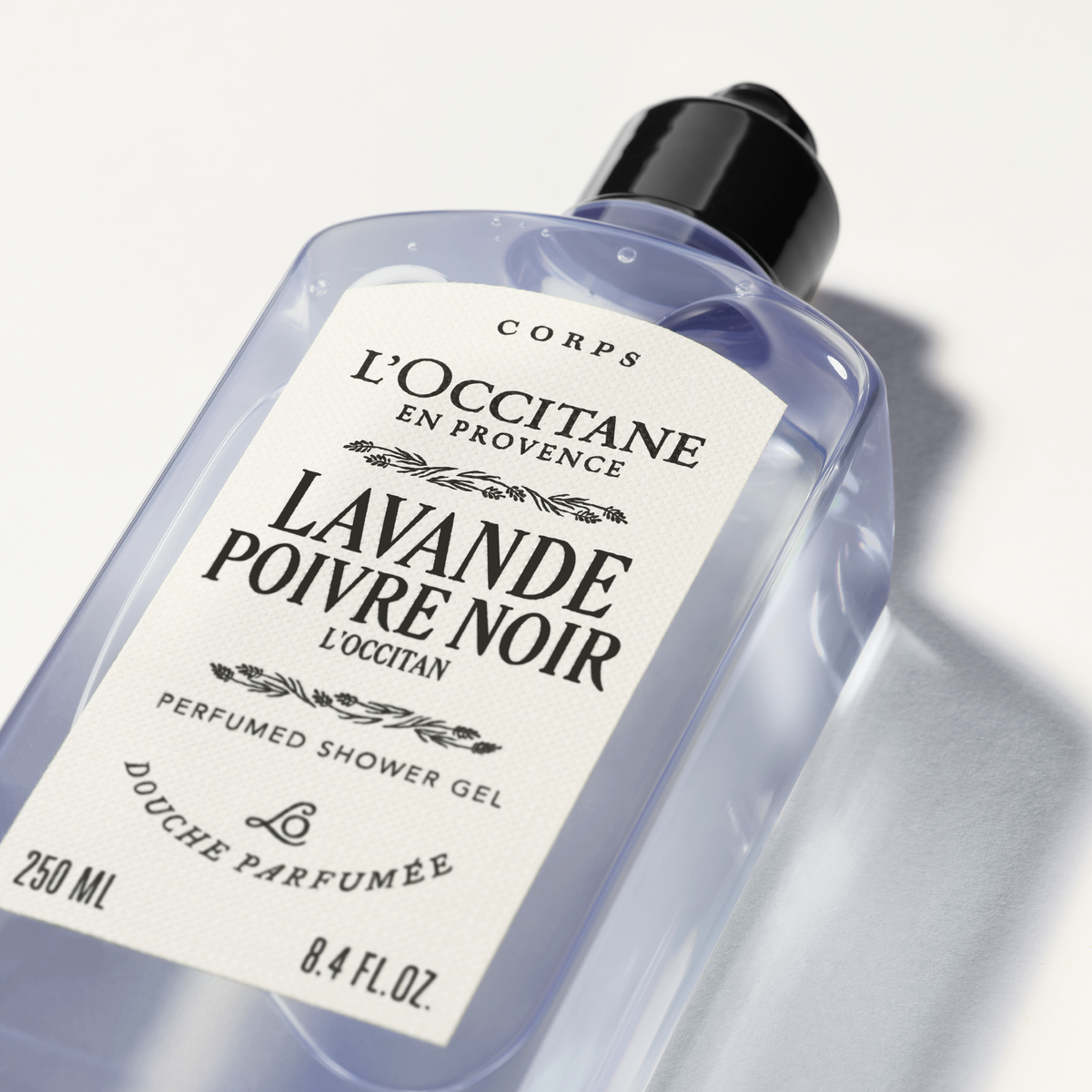 Lavande Poivre Noir (L'Occitan) Perfumed Shower Gel - Illustration 2