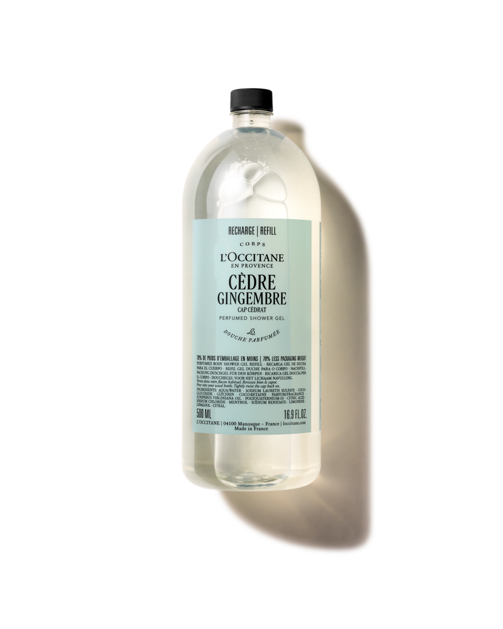 Cèdre Gingembre (CAP Cedrat) Perfumed Shower Gel Refill - Illustration 1
