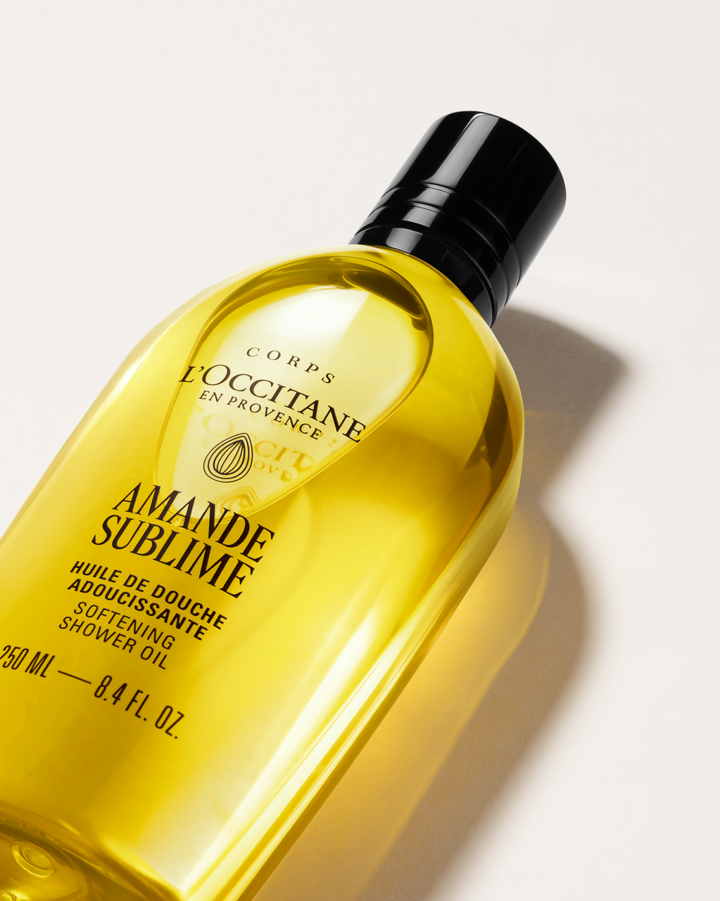 Almond (Amande) Softening Shower Oil 350 ml - Illustration 3