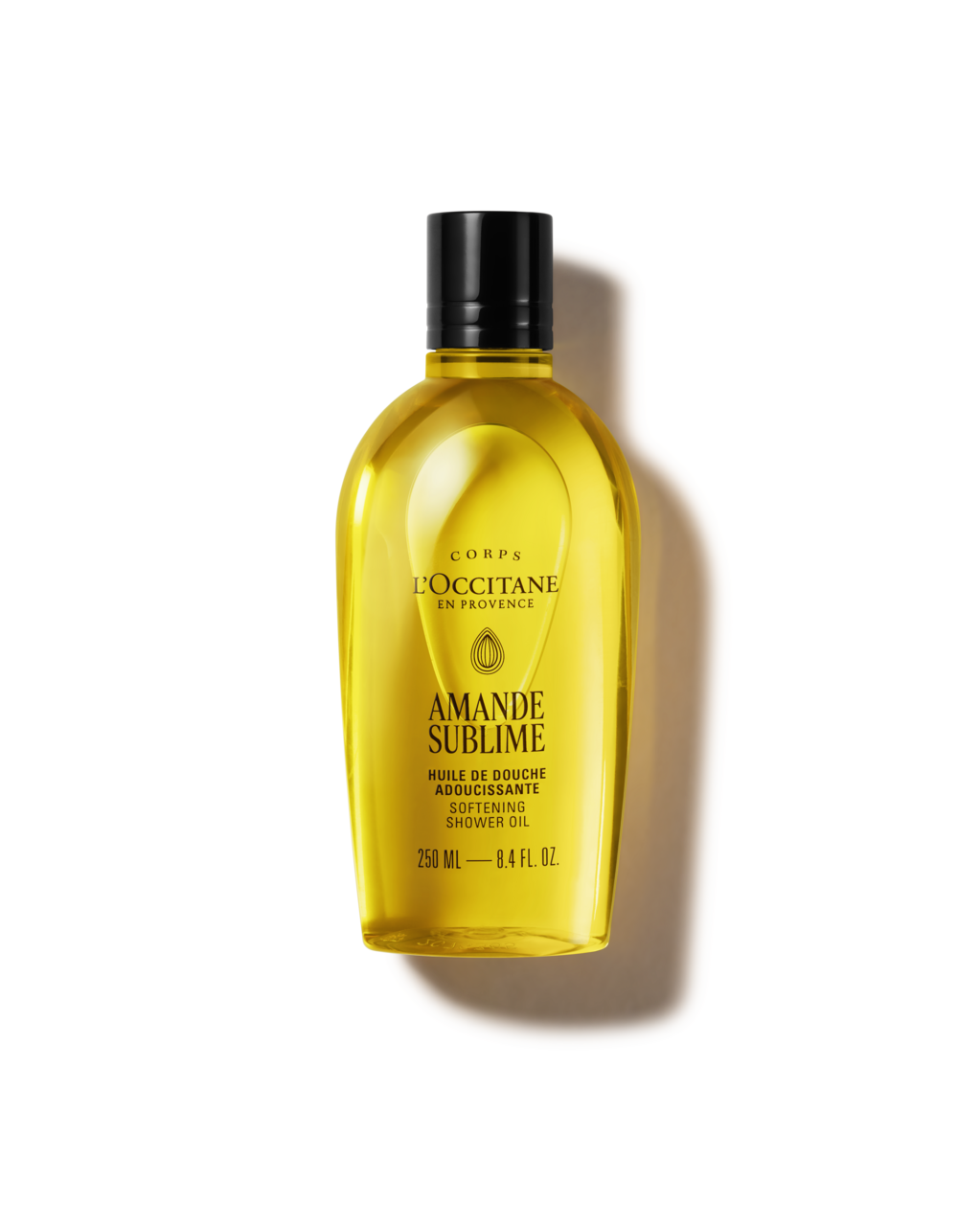 Almond (Amande) Softening Shower Oil 350 ml - Illustration 1