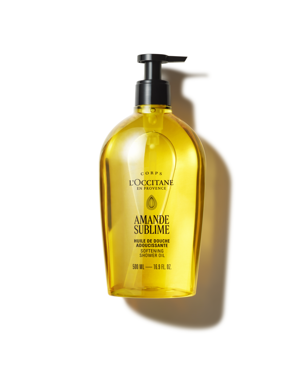 Almond (Amande) Softening Shower Oil 500 ml - Illustration 1