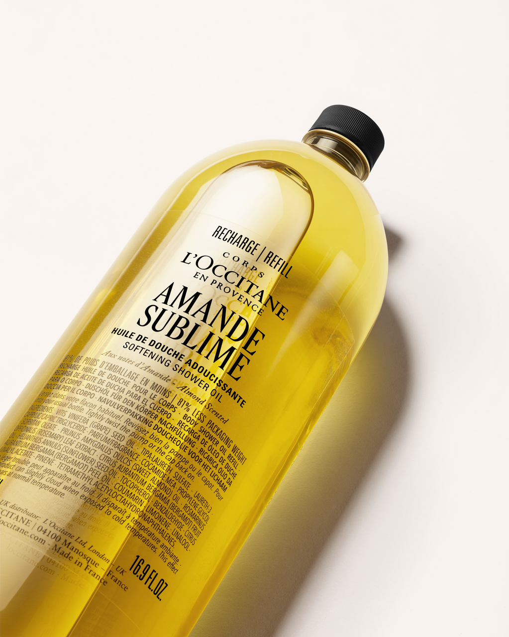 Almond (Amande) Softening Shower Oil Refill - Illustration 3
