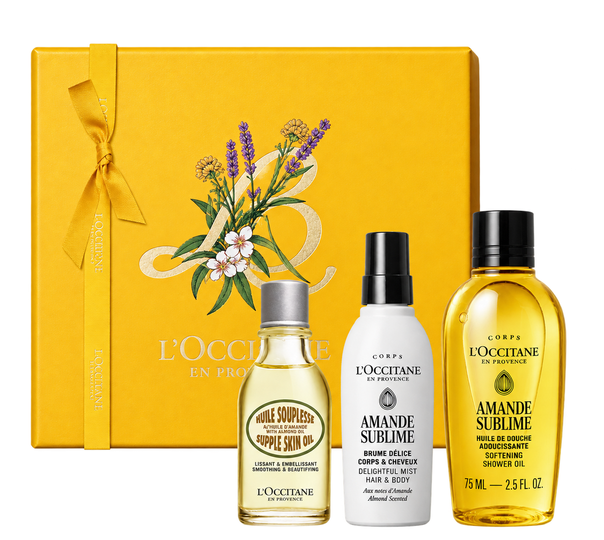 Almond (Amande) Body Care Gift - Illustration 1