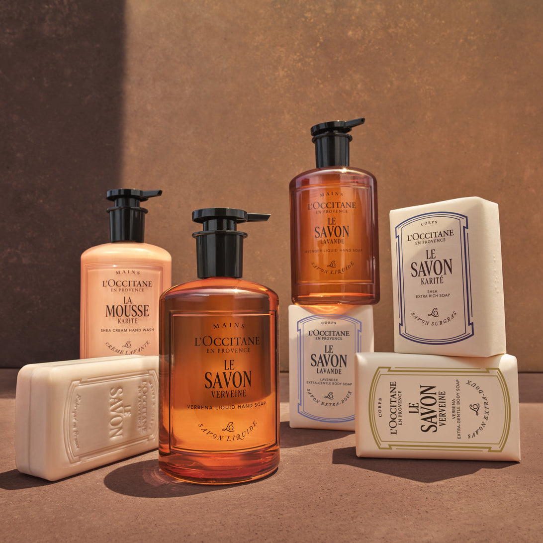 Shea Butter (Karité) Verbena Body Soap - Illustration 2