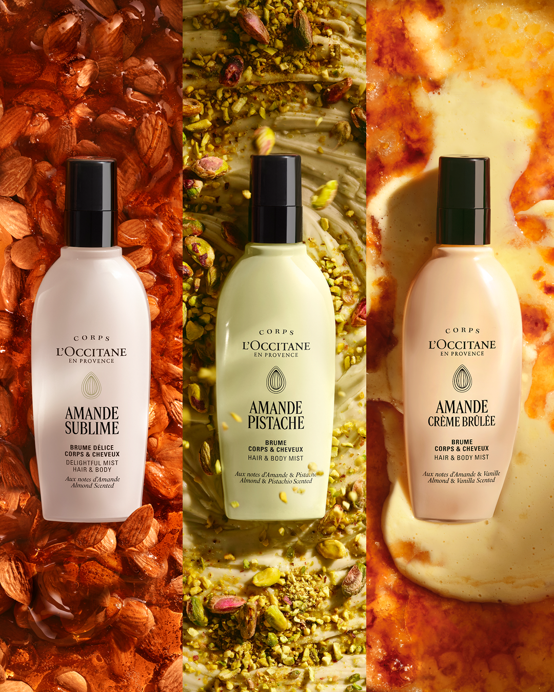 Almond (Amande) Pistache Hair & Body Mist - Image 3